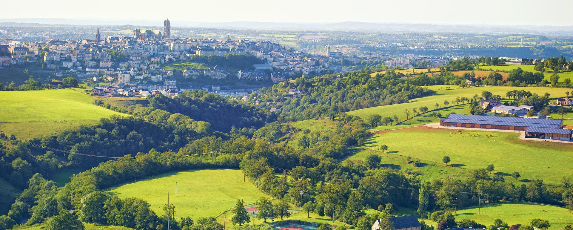 Rodez et les monts du Rouergue © D.Viet / CRTL Occitanie