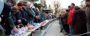 Marché aux truffes à Lalbenque