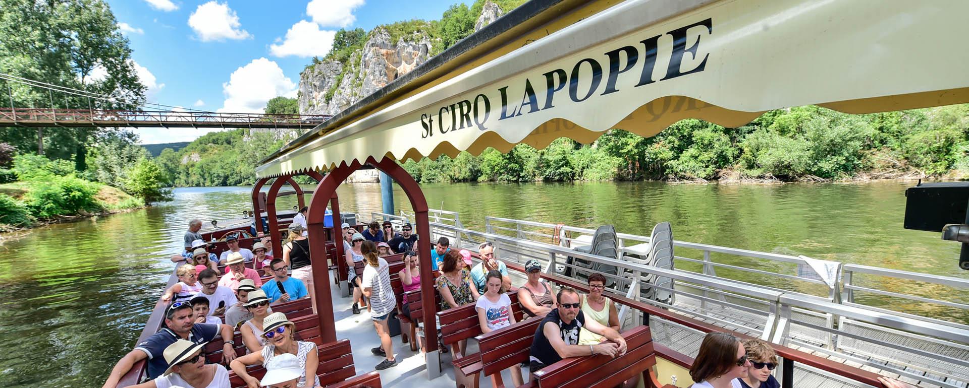 Bateau promenade sur le Lot © Lot Tourisme / C. ORY