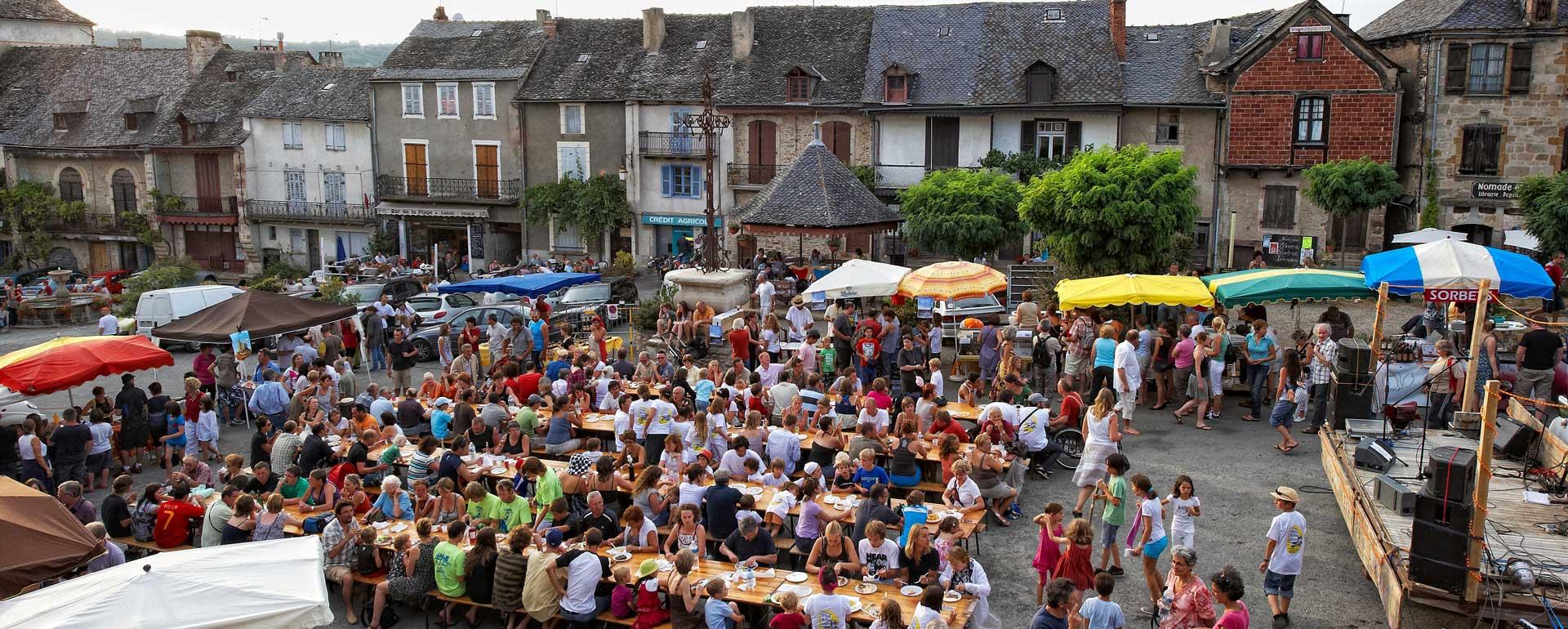 Fête à Najac © Dominique VIET / CRTL Occitanie