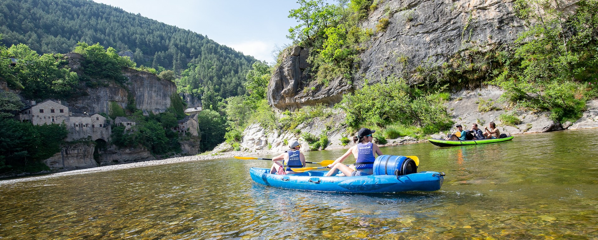 Canoë à Castelbouc © B. Colomb / Pact-GDT / CRTL Occitanie